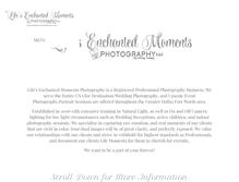 Tablet Screenshot of lifesenchantedmoments.com
